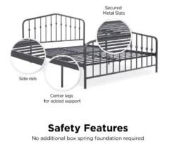 Navogratz Bushwick Metal Bed 27 Navogratz Bushwick Metal Bed -Walker Edison Shop 810548775 5