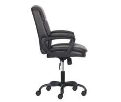 Real Living Faux Leather Office Chair -Walker Edison Shop 810559968 3