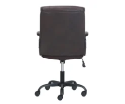 Real Living Faux Leather Office Chair -Walker Edison Shop 810559968 4