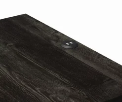 Silverton Black Oak Nightstand With USB Charging 10 Silverton Black Oak Nightstand With USB Charging -Walker Edison Shop 810569984 3