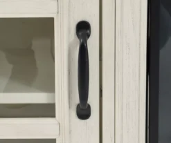 60" White 2-Tone Electric Fireplace Console -Walker Edison Shop 810570730 5