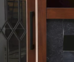 66" Heirloom Cherry Electric Fireplace Console -Walker Edison Shop 810570830 1 1