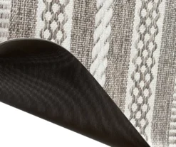 Gray & White Geo Stripe PVC Desk Mat, (34" X 47") -Walker Edison Shop 810586481 2