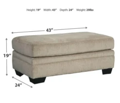 Signature Design By Ashley Dorsten Ottoman -Walker Edison Shop 810587405 4