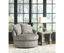 Soletren Ash Swivel Accent Chair -Walker Edison Shop 810587409 1