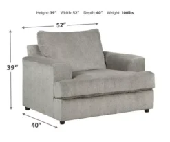 Signature Design By Ashley Soletren Oversized Armchair -Walker Edison Shop 810587413 21