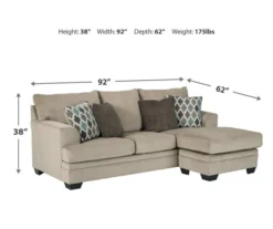 Signature Design By Ashley Dorsten Sofa Chaise -Walker Edison Shop 810587467 7