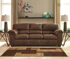 Signature Design By Ashley Bladen Faux Leather Sofa -Walker Edison Shop 810587476 1 1