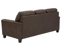 Signature Design By Ashley Navi Faux Leather Sofa -Walker Edison Shop 810587483 3