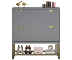 CosmoLiving Brielle Entryway Shoe Storage Cabinet