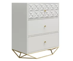 Blair White 3-Drawer Dresser -Walker Edison Shop 810589237 4