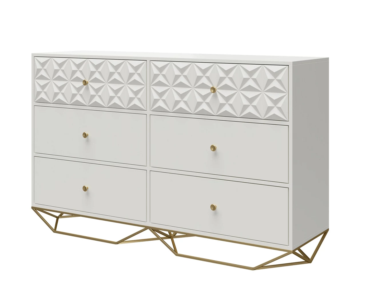 Blair White 6-Drawer Dresser 2 Blair White 6-Drawer Dresser - Image 2