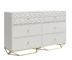 Blair White 6-Drawer Dresser 10 Blair White 6-Drawer Dresser -Walker Edison Shop 810589238 4