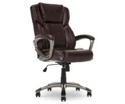 Serta Garret Executive Bonded Leather Office Chair -Walker Edison Shop 810590316 A0