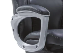 Delvin Black Bonded Leather Office Chair 17 Delvin Black Bonded Leather Office Chair -Walker Edison Shop 810590317 A0 7