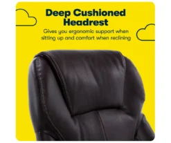 Mitchell Roasted Chestnut Vegan Leather Office Chair -Walker Edison Shop 810590318 10