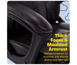 Mitchell Roasted Chestnut Vegan Leather Office Chair -Walker Edison Shop 810590318 11