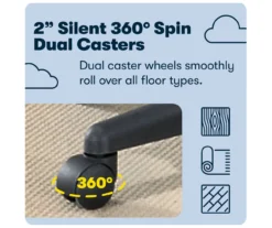 Mitchell Roasted Chestnut Vegan Leather Office Chair -Walker Edison Shop 810590318 13