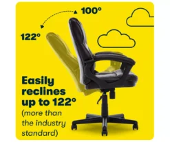 Mitchell Roasted Chestnut Vegan Leather Office Chair -Walker Edison Shop 810590318 8