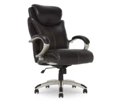 Dayton Dark Brown Big & Tall Bonded Leather Office Chair 10 Dayton Dark Brown Big & Tall Bonded Leather Office Chair -Walker Edison Shop 810590372 4