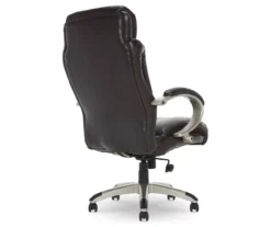 Dayton Dark Brown Big & Tall Bonded Leather Office Chair 11 Dayton Dark Brown Big & Tall Bonded Leather Office Chair -Walker Edison Shop 810590372 5