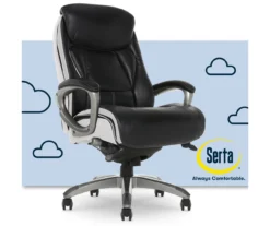 Serta Lautner Executive Bonded Leather Office Chair -Walker Edison Shop 810590376 1 1