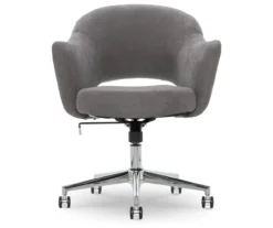 Valetta Gray Microfiber Office Chair