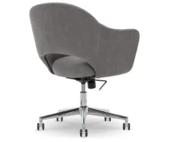 Valetta Gray Microfiber Office Chair -Walker Edison Shop 810590379 5
