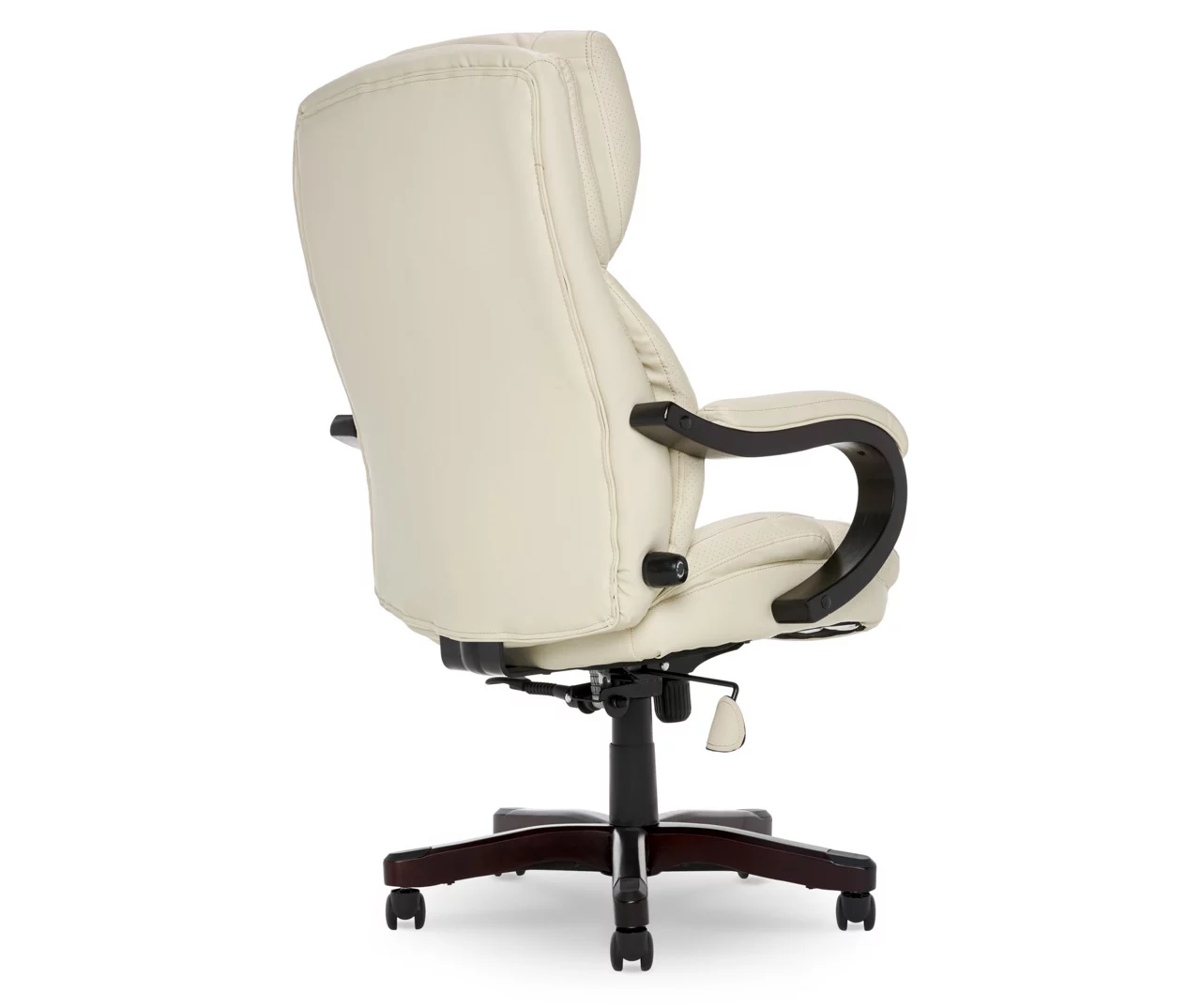 Conway Ivory Big & Tall Bonded Leather Office Chair 3 Conway Ivory Big & Tall Bonded Leather Office Chair - Image 3
