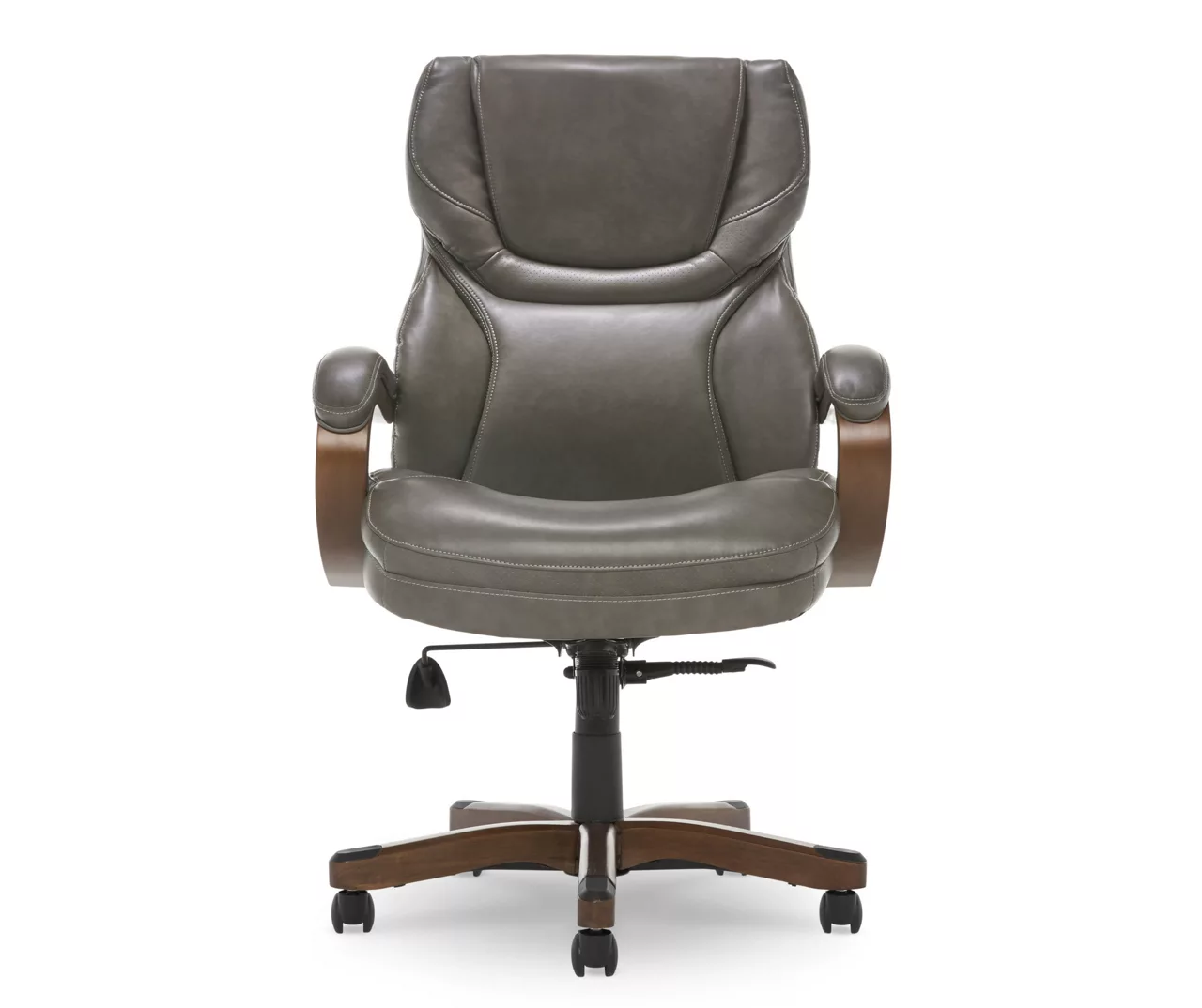 Conway Gray Big & Tall Bonded Leather Office Chair 1 Conway Gray Big & Tall Bonded Leather Office Chair