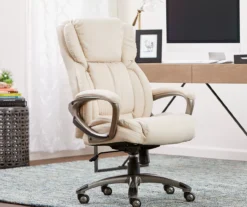 Serta Garret Executive Bonded Leather Office Chair -Walker Edison Shop 810590385 2
