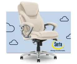Serta Bryce Bonded Leather Office Chair -Walker Edison Shop 810590391 1