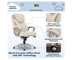 Serta Bryce Bonded Leather Office Chair -Walker Edison Shop 810590391 7
