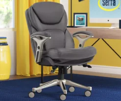 Serta Claremont Bonded Leather Office Chair -Walker Edison Shop 810590392 2