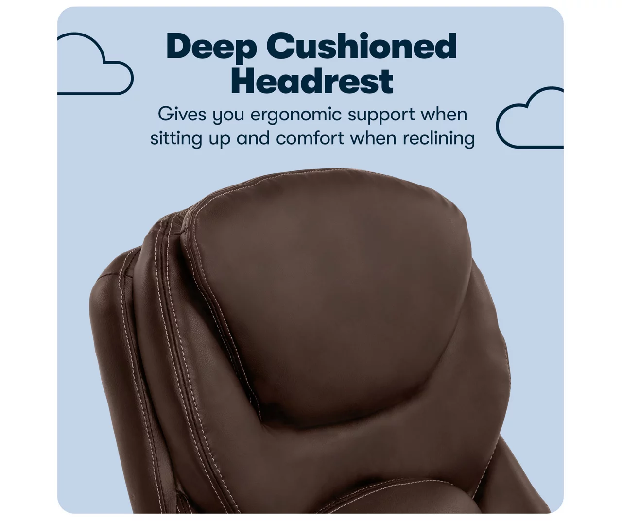 Claremont Chestnut Brown Bonded Leather Office Chair 9 Claremont Chestnut Brown Bonded Leather Office Chair - Image 9