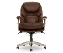 Serta Claremont Bonded Leather Office Chair -Walker Edison Shop 810590393 3 1