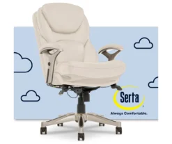 Serta Claremont Bonded Leather Office Chair -Walker Edison Shop 810590394 1 1