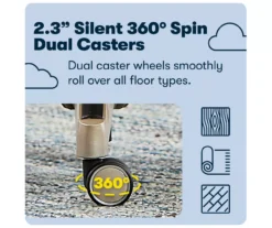 Claremont Ivory Bonded Leather Office Chair 23 Claremont Ivory Bonded Leather Office Chair -Walker Edison Shop 810590394 12