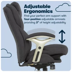 Serta Claremont Fabric Office Chair -Walker Edison Shop 810590396 111 1