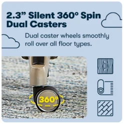 Claremont Dark Gray Fabric Office Chair -Walker Edison Shop 810590396 121