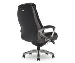 Serta Lautner Executive Bonded Leather Office Chair -Walker Edison Shop 810590397 5