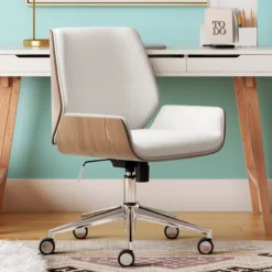 Ophelia Fabric Office Chair -Walker Edison Shop 810590403 21