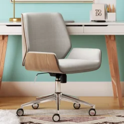 Ophelia Fabric Office Chair -Walker Edison Shop 810590405 21