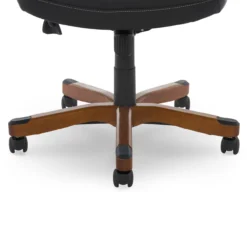 Conway Black Big & Tall Bonded Leather Office Chair -Walker Edison Shop 810590408 61