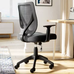 Production Black Mesh Office Chair -Walker Edison Shop 810590412 21