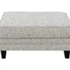 Gretna Diamond Sand Ottoman