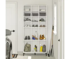 Systembuild Amplus Shoe Storage Cabinet -Walker Edison Shop 810591240 6