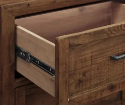 West Caramel 2-Drawer Nightstand -Walker Edison Shop 810591525 5