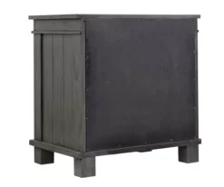 Topeka Warm Gray 3-Drawer Nightstand With USB Charging -Walker Edison Shop 810591526 6