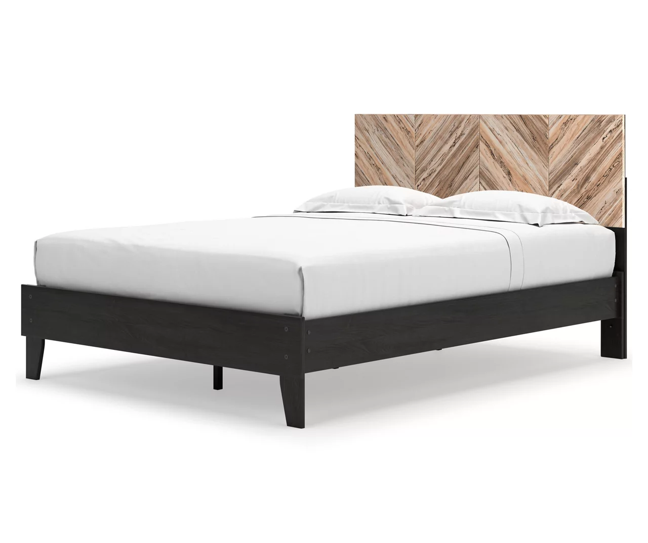 Piperton Black Queen Platform Bed Base 10 Piperton Black Queen Platform Bed Base - Image 10